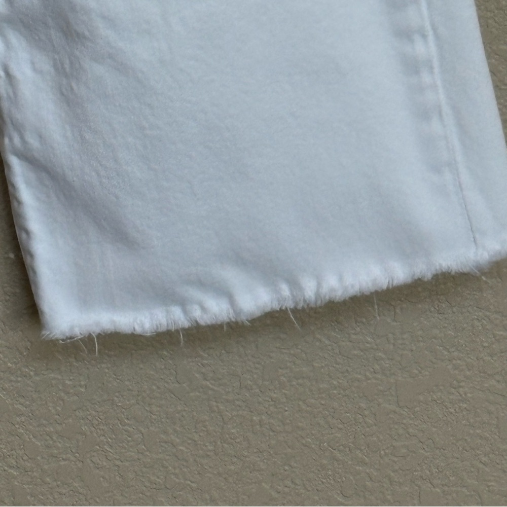 Joe's Jeans White Cropped Ankle Jeans - Picture 5 of 9